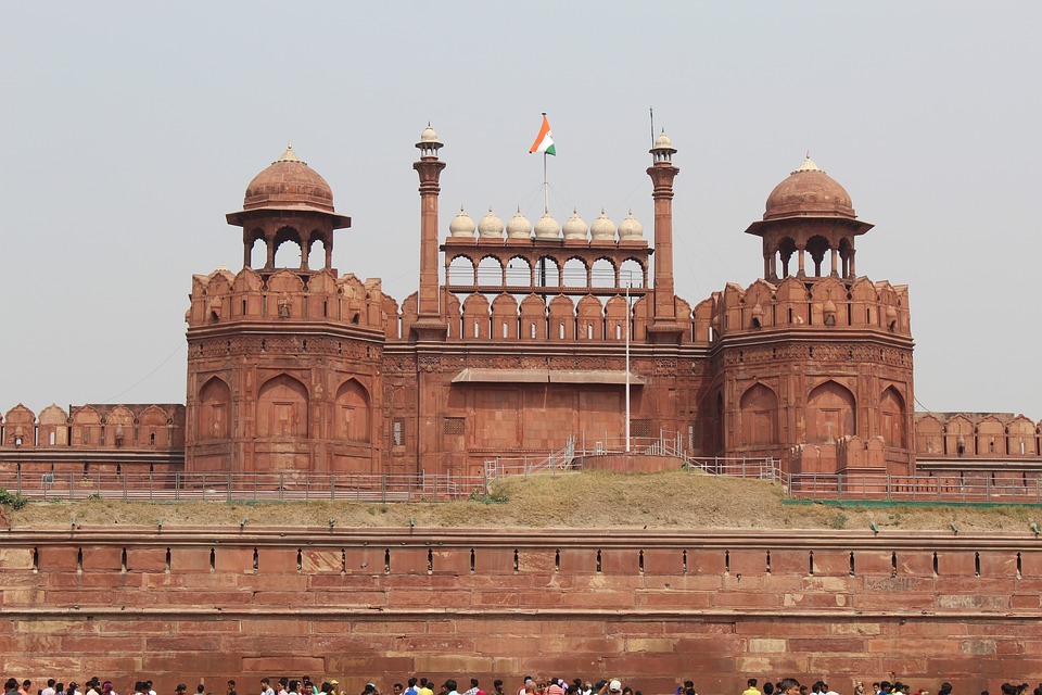 red fort, India