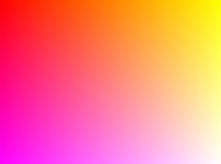 gradient in color