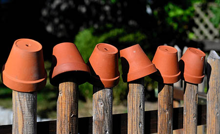 repurposing clay pots