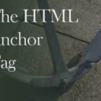 html anchor tag element