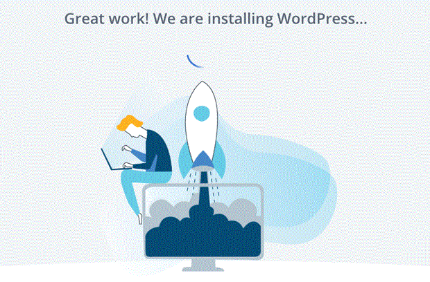 screenshot-installing wordpress