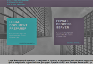 Legal Preparation Protection LLC Website